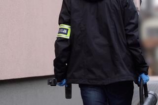 Policjant podczas akcji