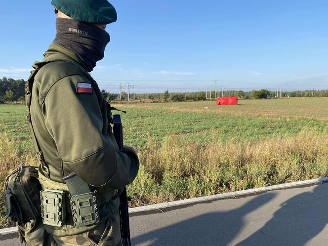 Pierwszego zestrzelonego drona znaleziono w Czosnówce