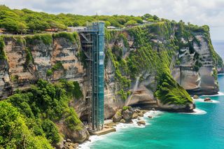 Gigantyczna winda na Bali. Czy bezpowrotnie zniszczyła rajską plażę?