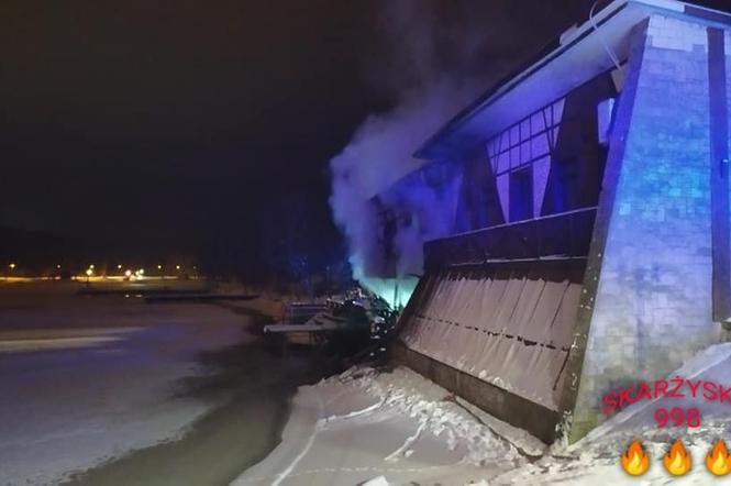 Płonie restauracja w Skarżysku na Rejowie.