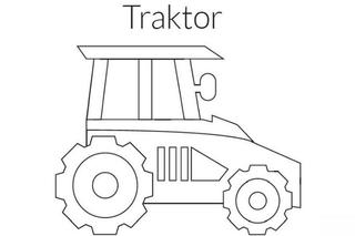 Kolorowanki traktory - malowanki traktory do druku