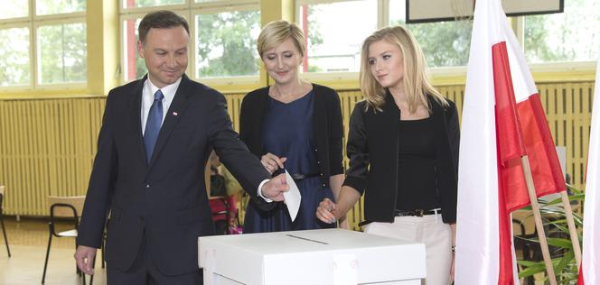 Andrzej Duda, Agata Kornhauser, Kinga Duda