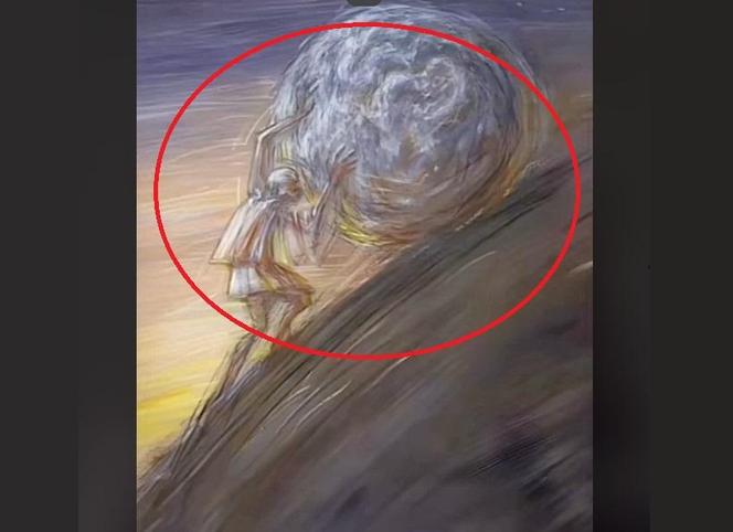 Profil twarzy mężczyzny