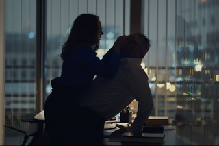 M jak miłość odc. 1723. Sylwia (Hanna Turnau), Adam Werner (Jacek Kopczyński)