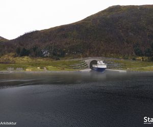 Wizualizacja tunelu dla statków w Norwegii 