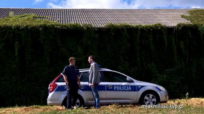 M jak miłość odc. 1401. Bartek (Arkadiusz Smoleński), Janek (Tomas Kollarik)