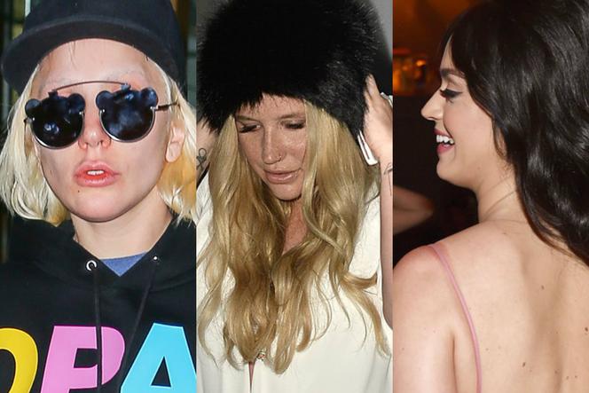 Lady Gaga, Kesha, Katy Perry