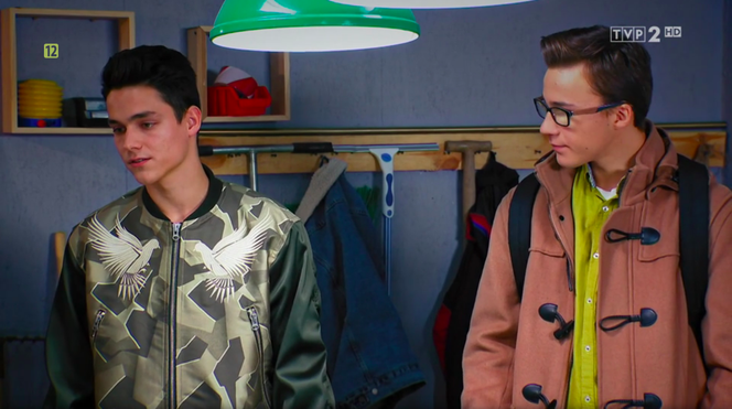 Barwy szczęścia, odc. 2043. Eryk (Patryk Cebulski), Kajtek (Jakub Dmochowski)