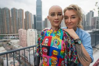 Sophie The Robot i Martyna Wojciechowska 