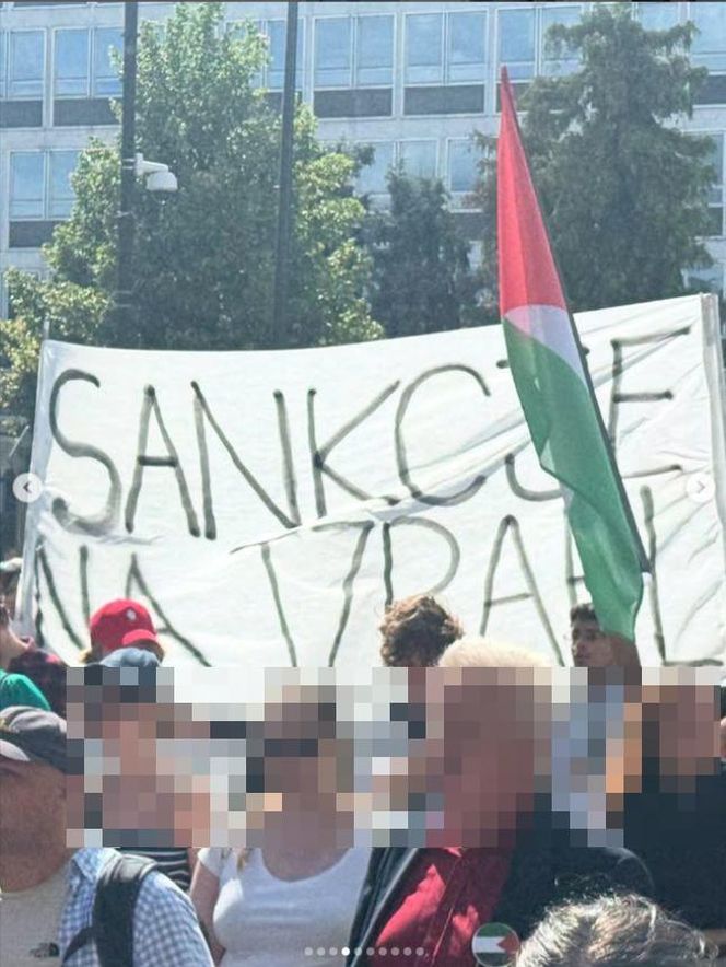 Maja Bohosiewicz, Sonia Bohosiewicz, Anita Sokolowska wspierają Palestynę