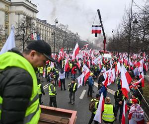 Strajk generalny rolników w Warszawie