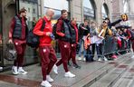 Piłkarze wyjechali na mecz Polska - Litwa