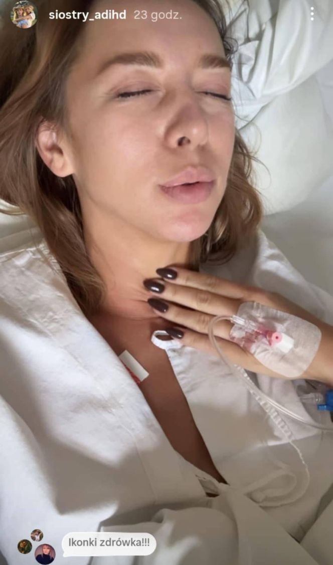 Ilona Krawczyńska trafiła do szpitala