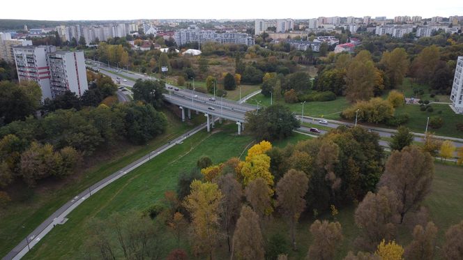 Park Rury w Lublinie w jesiennej odsłonie! Zobacz koniecznie jak teraz wygląda. Zdjęcia z ziemi i nieba