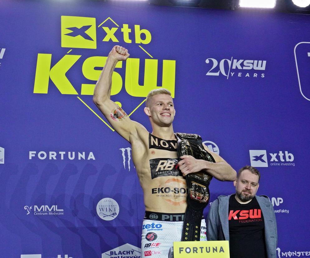 Oficjalne ważenie zawodników przed XTB KSW 92 w Gorzowie