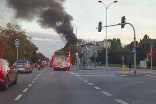 Pożar przy Żwirki i Wigury
