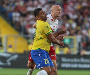 Ronaldinho na Stadionie Śląskim w meczu gwiazd Polska - Brazylia