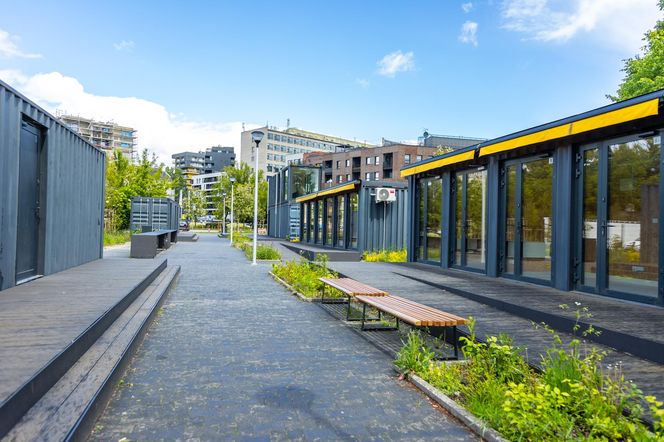 Centrum Lokalne Kamionek wiosną 2025 r.