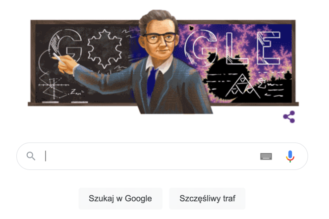 Benoit Mandelbrot w Google Doodle 2020 - kim był matematyk? 7 zaskakujących ciekawostek
