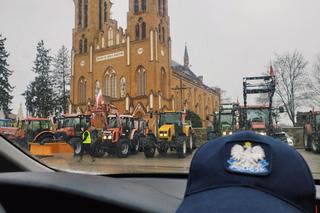 Protest rolników w woj. podlaskim (20.02.2024)