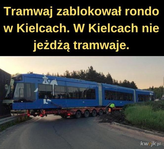 Memy o Kielcach i Świętokrzyskiem. Jest scyzoryk, tramwaj i Pan Kleks