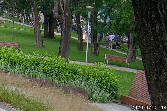 Chuligańskie wybryki w centrum miasta