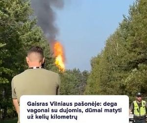 Pożar wagonów Orlenu