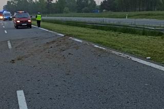 Wypadek na A4 koło Tarnowa - 26.05.2023r.