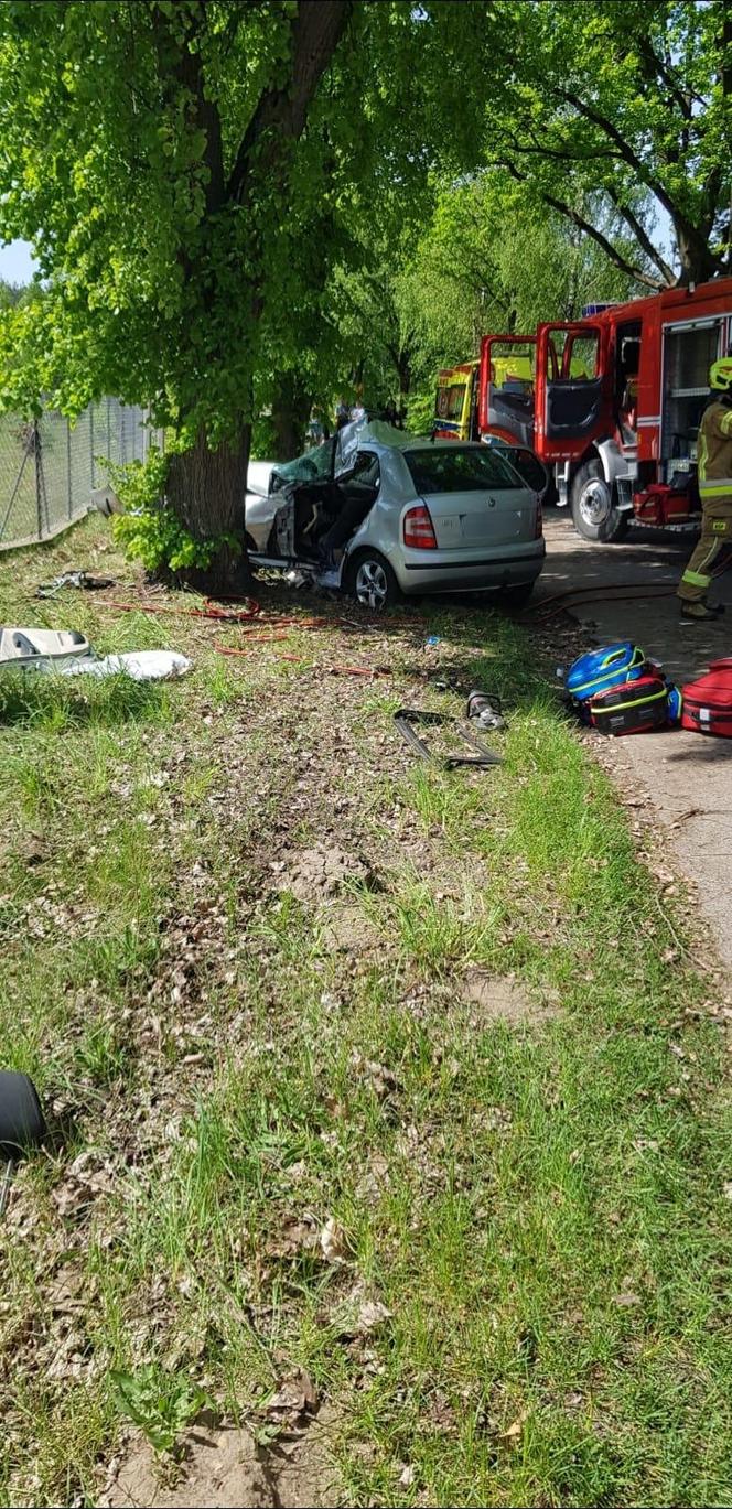 Śmiertelny wypadek w pow. wyszkowskim. Nie żyje 57-letni kierowca