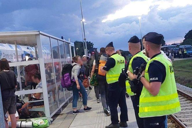 Policja na Pol'And'Rock Festival