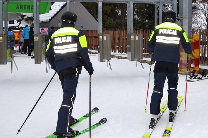 Policjanci na nartach ruszyli na stoki. Takie patrole spotkamy między innymi w okolicach Krynicy