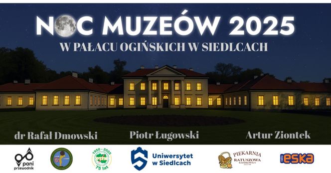 Przewodnicy Siedleccy i Uniwersytet w Siedlcach organizują Noc Muzeów w Pałacu Ogińskich