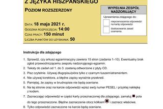 Matura 2021: Hiszpański rozszerzony. Arkusze CKE z hiszpańskiego znajdziesz tutaj [Matura 18.05.2021]