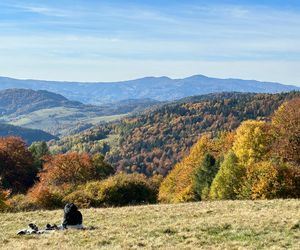 Małopolskie pasmo górskie zachwyca jesiennym pięknem. Ukryta perełka z widokiem na tatry 