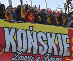 Korona Kielce - Motor Lublin. Kibice na Exbud Arenie