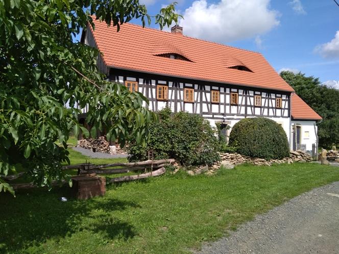Dom przysłupowy w Grabiszycach Średnich na Dolnym Śląsku