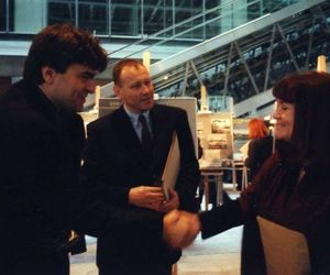 Od lewej: Włodzimierz Mucha, Andrzej Bulanda, Zyta Kusztra