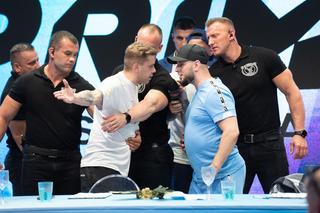 Zadyma na ważeniu przed PRIME MMA 9. Kaczor BRS rozbił to na głowie Rafonixa [WIDEO]