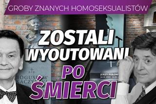 Groby znanych polskich homoseksualistów. Zostali wyoutowani po śmierci. Niezapomniani