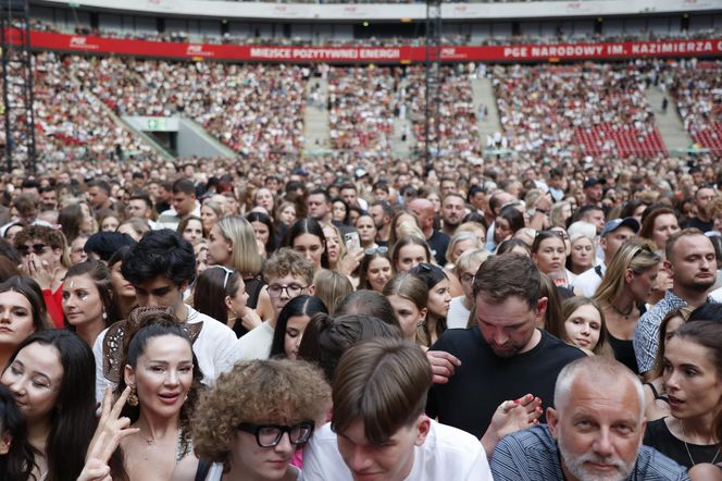 Koncert Jennifer Lopez w Warszawie (25.07.2025) - część druga. Organizatorem koncertu jest Prestige MJM