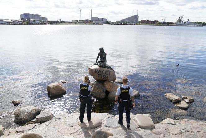 Syrenka rasistka. Słynny pomnik z Dani zniszczony