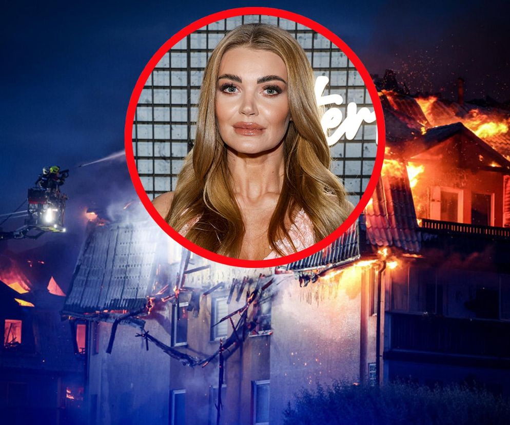 Edyta Folwarska o pożarze w Ząbkach
