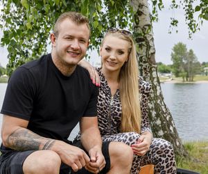 Dawid Narożny z żoną Joanną