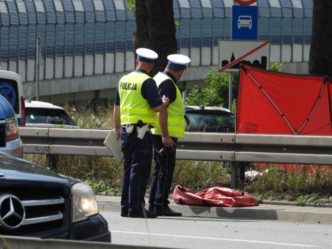  Śmiertelny wypadek motocyklisty na Wisłostradzie