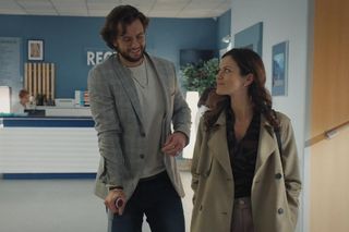 	M jak miłość odc. 1847. Kasia (Paulina Lasota), Mariusz (Mateusz Mosiewicz)