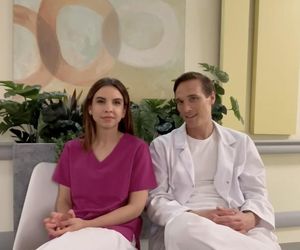 M jak miłość. Aneta (Ilona Janyst), Olek (Maurycy Popiel)