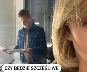 Na Wspólnej na planie: Iga (Lidia Sadowa), Robert Tadeusiak (Dariusz Wnuk)