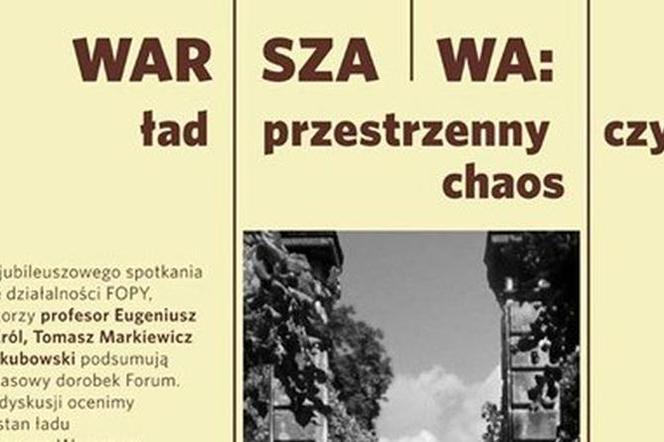 ład przestrzenny w Warszawie - debata