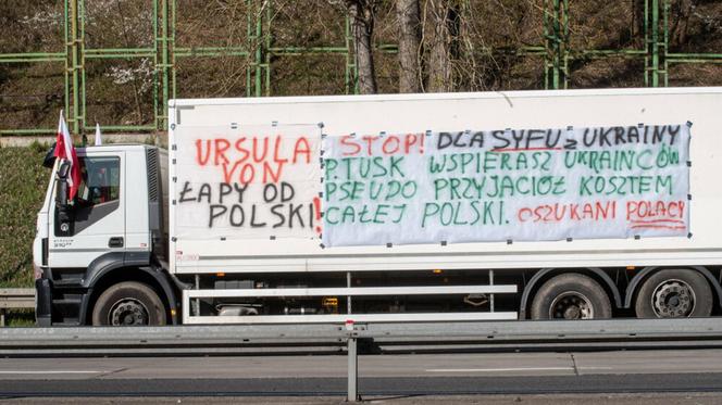 Protest rolników 20.03.2024. Utrudnienia na autostradzie A2