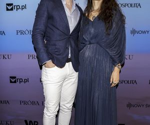 Racewicz w skórze, Steczkowska w kwiatach, a Żukowska w bieli! Taka ścianka to rzadkość!